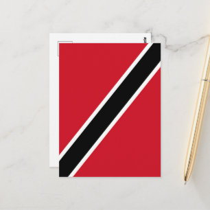 Flagge Trinidad und Tobago Postkarte