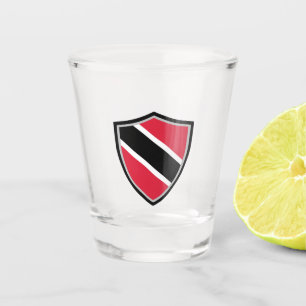 Flagge Trinidad und Tobago Schnapsglas
