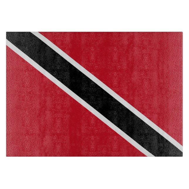 Flagge Trinidad und Tobago Schneidebrett (Vorderseite)