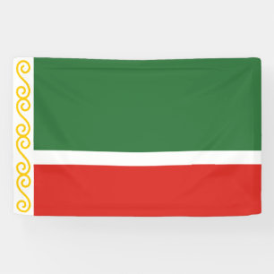 Flagge Tschetscheniens Banner