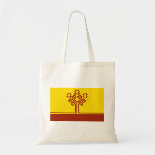 Flagge Tschuwaschiens Tragetasche