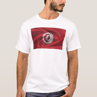 Flagge Tunesiens T-Shirt