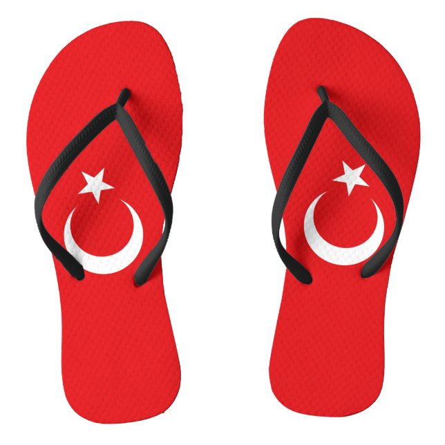 Flagge Türkei Flip Flops (Fußbett)