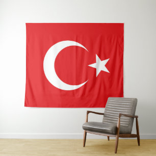Flagge Türkei Wandteppich