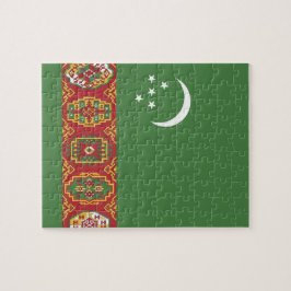 Flagge Turkmenistans