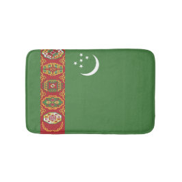 Flagge Turkmenistans Badematte