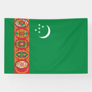 Flagge Turkmenistans Banner