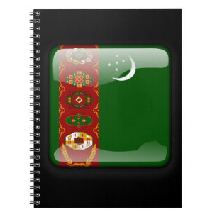 Flagge Turkmenistans Notizblock
