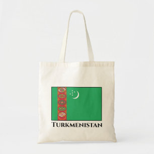 Flagge Turkmenistans Tragetasche
