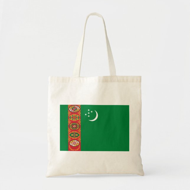 Flagge Turkmenistans Tragetasche (Vorne)