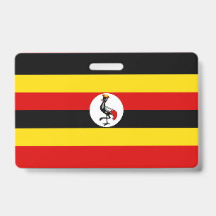 Flagge Ugandas Ausweis