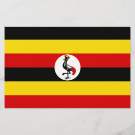 Flagge Ugandas Briefpapier