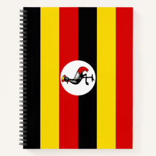 Flagge Ugandas Notizbuch