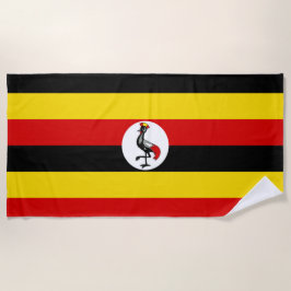 Flagge Ugandas Strandtuch