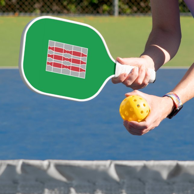 Flagge Umbriens, Italien Pickleball Schläger (InSitu)