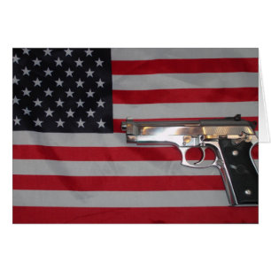 Flagge-und Gewehr-Karte