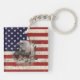 Flagge und Symbole der Vereinigten Staaten-ID155 Schlüsselanhänger (Rückseite)