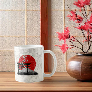 Flagge und Symbole von Japan ID153 Kaffeetasse