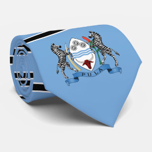 Flagge und Wappen von Batswana, Flagge Botsuanas Krawatte