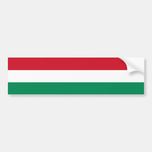 Flagge Ungarns Autoaufkleber