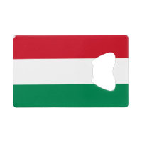 Flagge Ungarns Kreditkarte Flaschenöffner