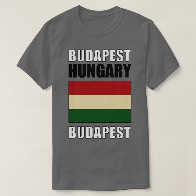 Flagge Ungarns T-Shirt (Design vorne)