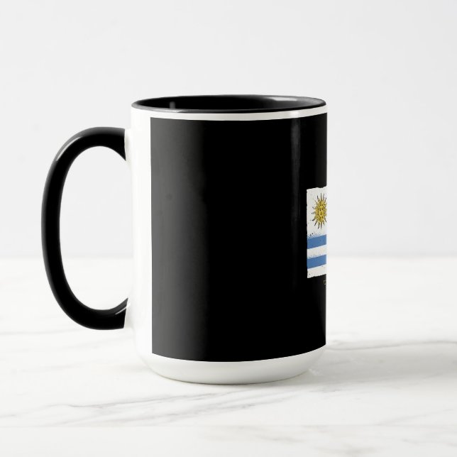 Flagge Uruguays Tasse (Links)