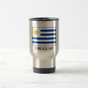 Flagge Uruguays (Uruguay) Reisebecher