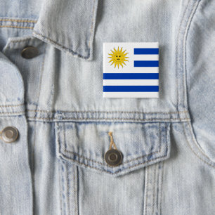 Flagge Uruguays (Uruguayan) Button