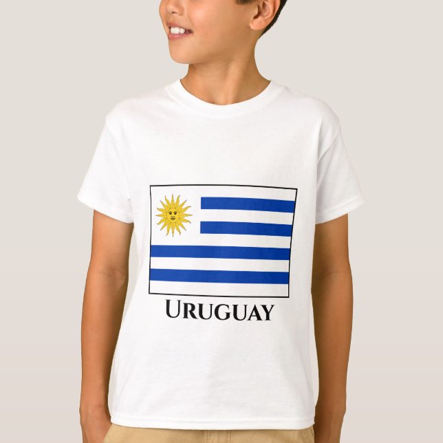 Flagge Uruguays (Uruguayan) T-Shirt (Vorderseite)