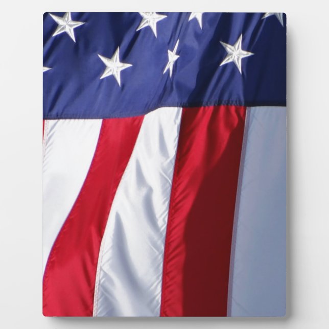 Flagge USA Fotoplatte (Vorderseite)