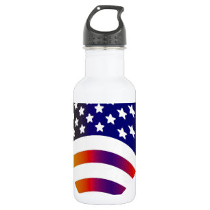 Flagge USA Herz Liebe amerikanische Ehre Truppen S Trinkflasche