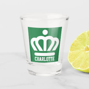 Flagge (Variante) von Charlotte, NC Schnapsglas