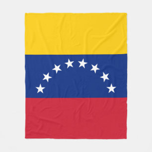 Flagge Venezuelas Fleecedecke