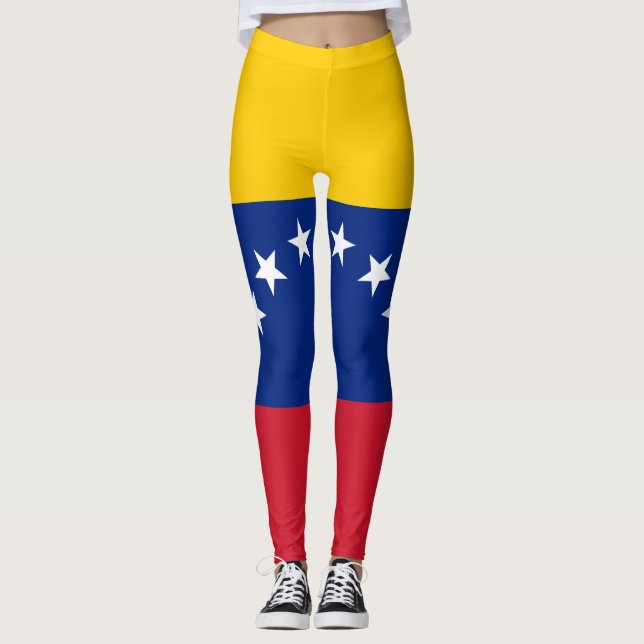 Flagge Venezuelas Leggings (Vorderseite)