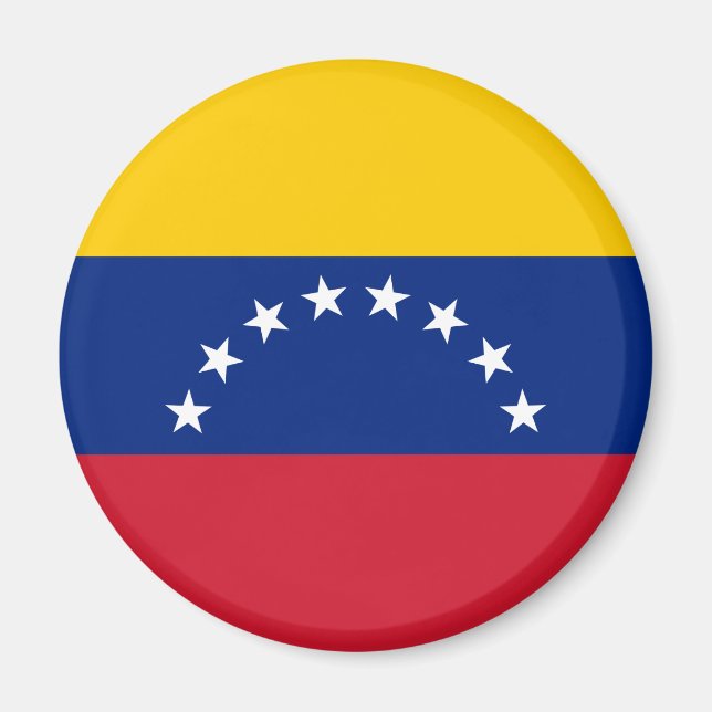 Flagge Venezuelas Magnet (Vorne)