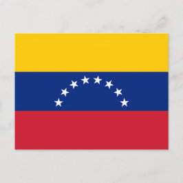 Flagge Venezuelas Postkarte