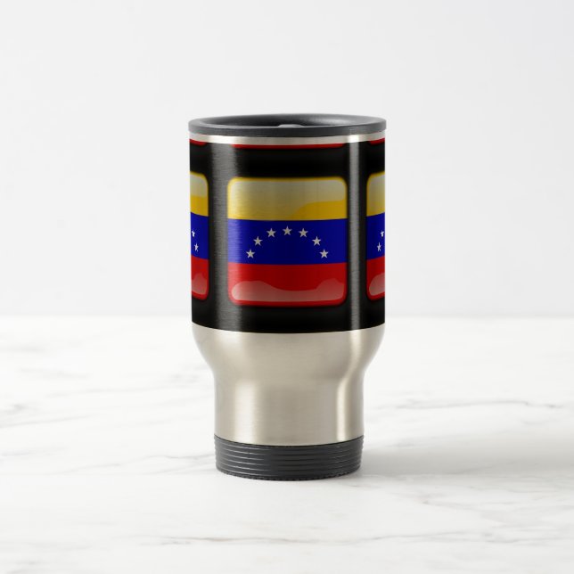 Flagge Venezuelas Reisebecher (Mittel)