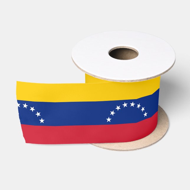 Flagge Venezuelas Satinband (Spule)