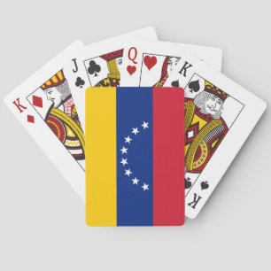 Flagge Venezuelas Spielkarten