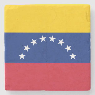 Flagge Venezuelas Steinuntersetzer