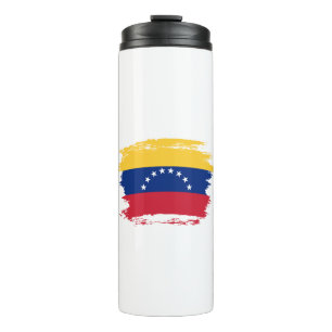 Flagge Venezuelas Thermosbecher