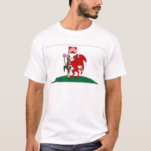 Flagge Vereinigten Königreichs Cardiff T-Shirt
