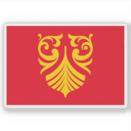 Flagge Vestfold og Telemark Landkreis, Norwegen Aufkleber