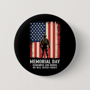 Flagge Veteranen Gedenktag Gab Einige Gaben Button