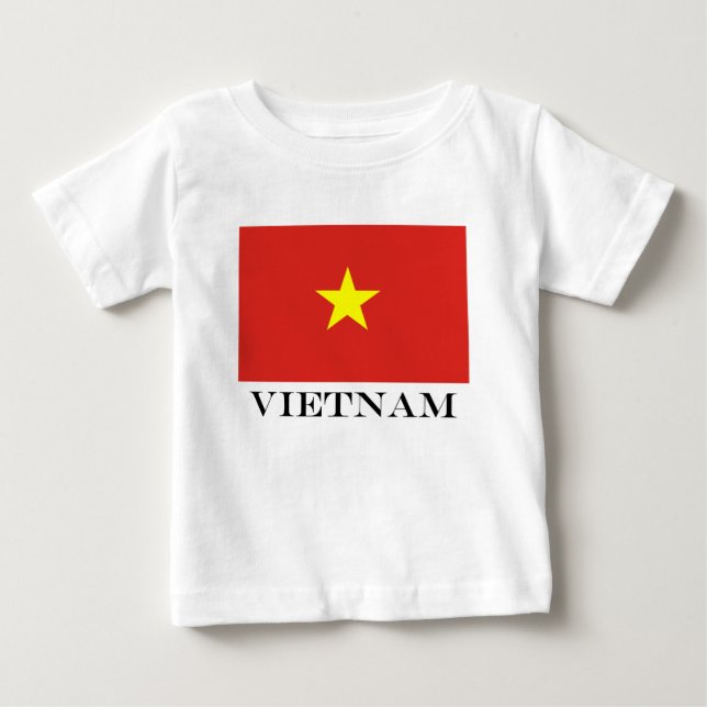 Flagge Vietnams Baby T-shirt (Vorderseite)