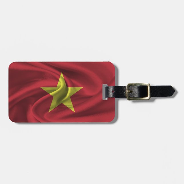 Flagge Vietnams Gepäckanhänger (Vorderseite horizontal)