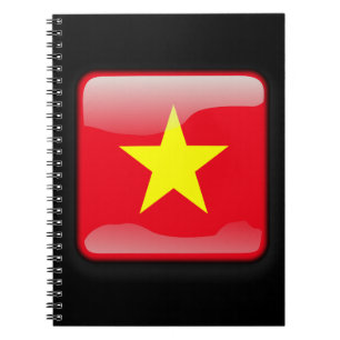 Flagge Vietnams Notizblock
