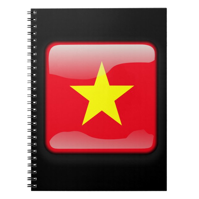 Flagge Vietnams Notizblock (Vorderseite)