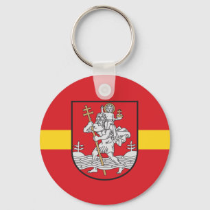 Flagge Vilnius, Schlüsselanhänger Litauen